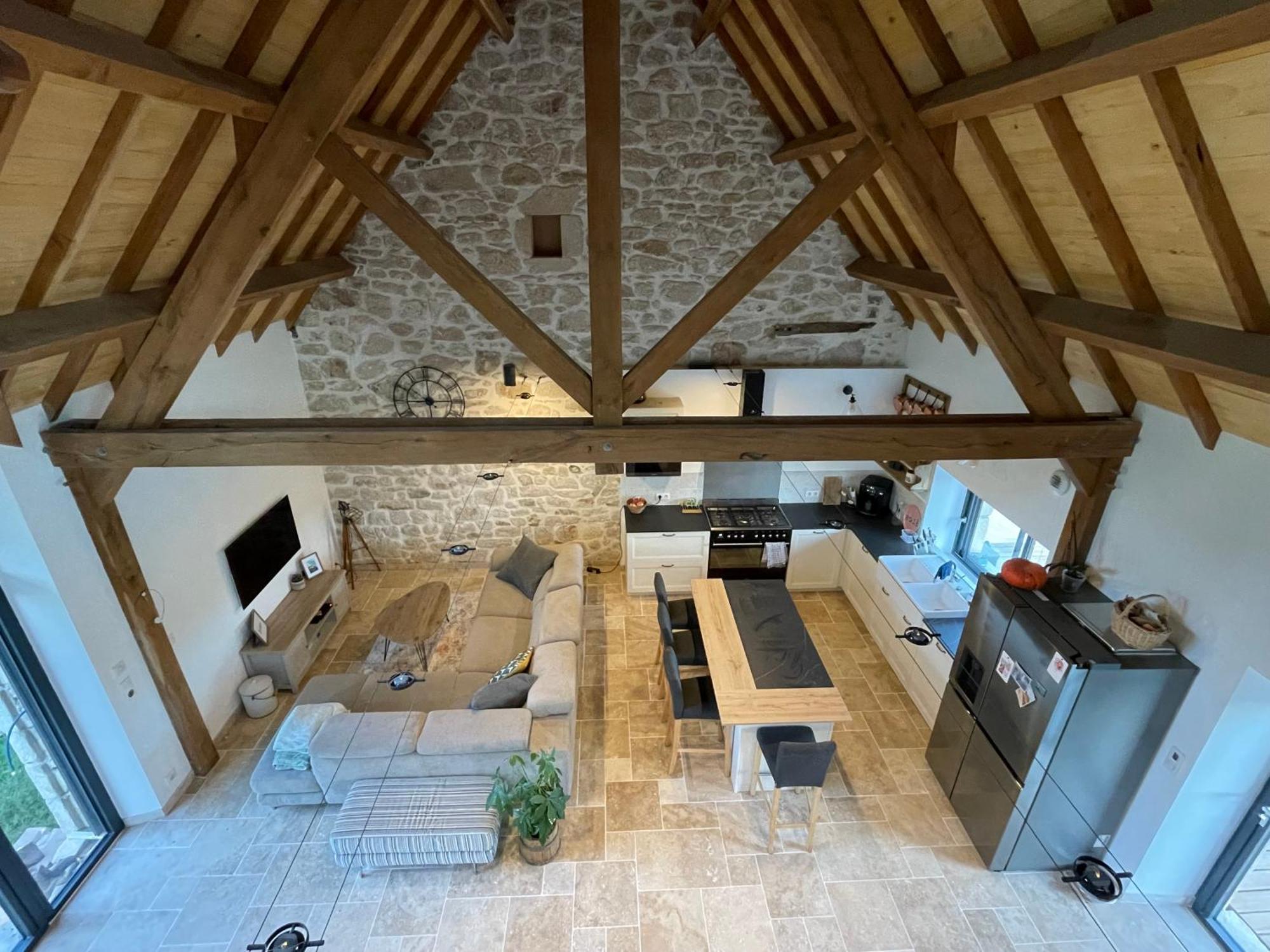 Villa Ancienne Grange Renovee En Xaintrie Hautefage Esterno foto